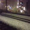 五反田駅の雪