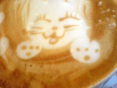 うさぎのカフェラテ