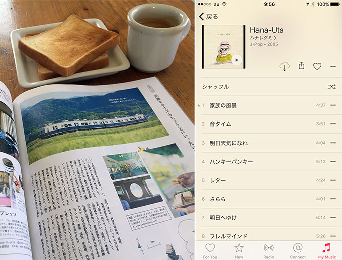 雑誌とハナレグミ