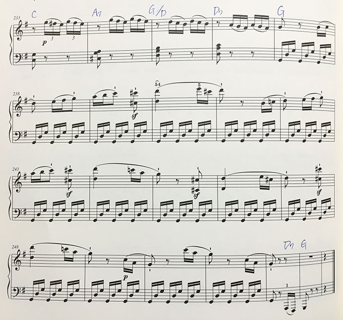 ベートーヴェン ピアノソナタ op.14-2 第3楽章 楽譜