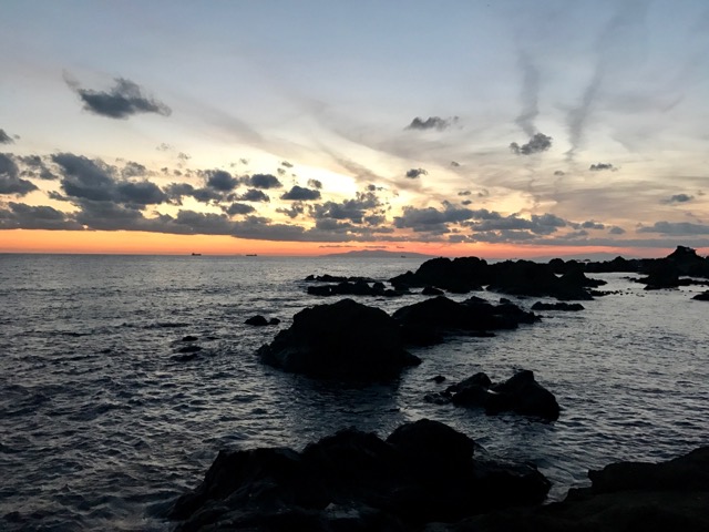 白浜・夕暮れ