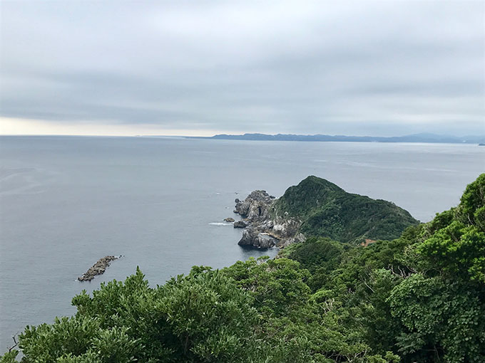 神島から眺めた太平洋