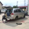 自動車のタイヤ修理