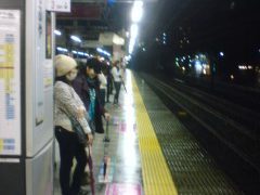 夜の渋谷駅