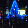 青いクリスマスツリー